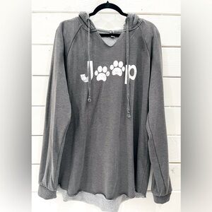JEEP Sweatshirt/Hoodie size 2XL Gray
